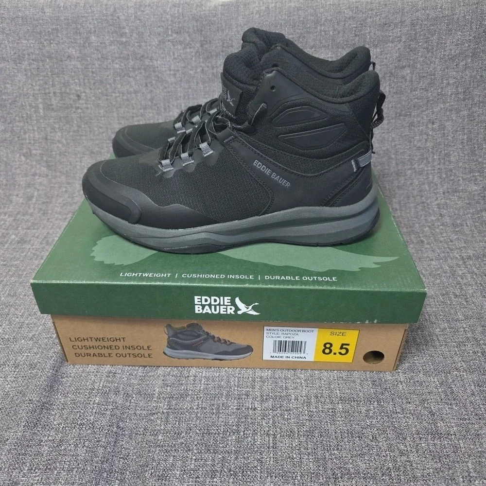 Eddie Bauer Men's Outdoor Boot Size 8.5 Rapoza Grey